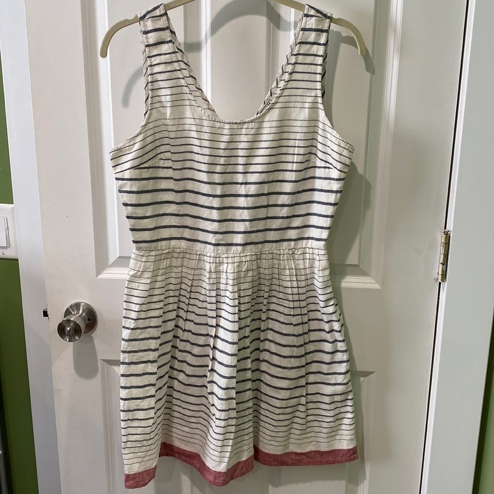 Abercrombie & Fitch Striped Cotton Dress EUC